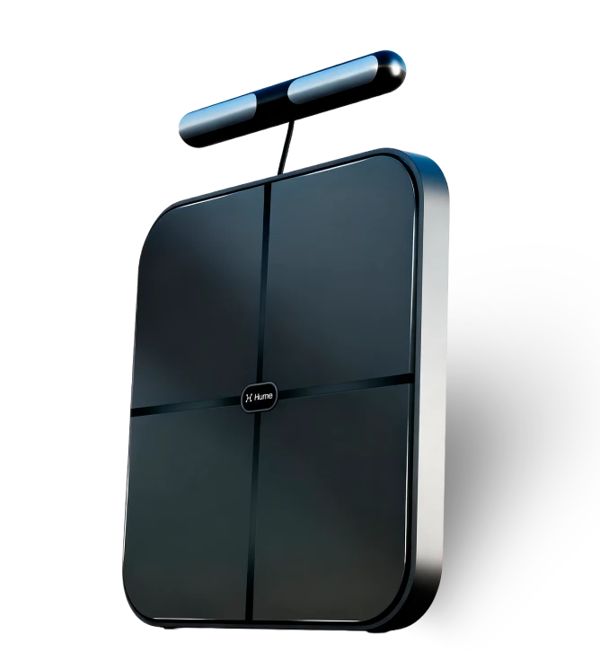 Hume Pod with its handheld sensors