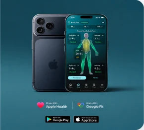 Hume app body composition report preview